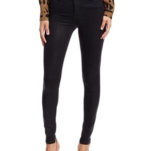 L’AGENCE Marguerite High-Rise Skinny Coated Jeans